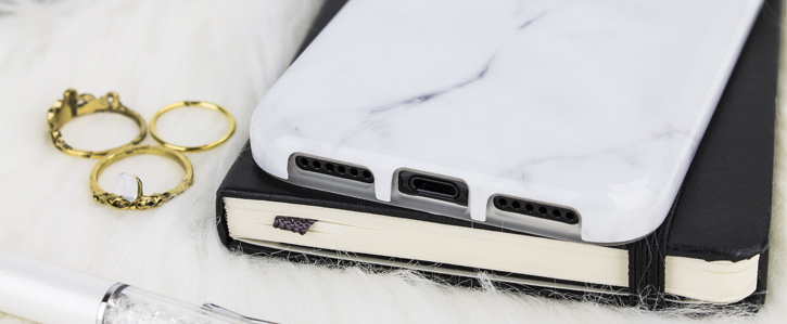 LoveCases Marble iPhone X Case - Classic White